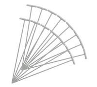 Didiseaon 25pièces Barreaux De Porte Oiseau Forme De t Piège pour Pigeon Fil Entrée pour Pigeons Voyageurs Système à Sens Unique Remplacement pour Portes Entrée