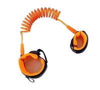 Didiseaon 2m Harnais de Sécurité Garçon Fille Laisse Attache-poignet Corde Traction Élastique Orange