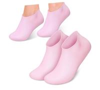 Didiseaon 2paires Chaussettes Silicone Hydratantes Pour Xl Chaussettes De Soin Pour Secs Et Fissurés Couvre Gel Pour Spa Et Pédicure Confortables Et Réutilisables