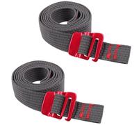 Didiseaon 2pcs Ceintures de Fixation en Nylon pour Camping et Randonnée, Sangles Réglables pour Attacher Paquet de Couchage et Organiser Équipement en Extérieur