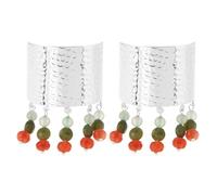 Didiseaon 2pièces Barrettes à Cheveux Style Chinois Avec Pompon Pinces Décoratives Pour Queue De Cheval Accessoires Fins Pour Femme