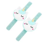 Didiseaon 2pièces Bracelets Slap Licorne Garçon Fille Sac Portefeuille Créatif Fête Bijoux Garçon Fille Jeux Cadeaux