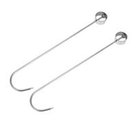 Didiseaon 2pièces Crochets Acier Inoxydable Pour Viande Bacon Et Jambon Pratiques Pour Découpe Fumage Barbecue Et Cuisson
