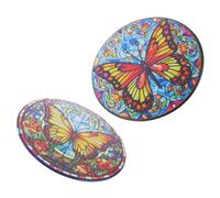 Didiseaon 2pièces Décoration Murale Métal Art Extérieur Pour Jardin Terrasse Décoration Murale Animaux Extérieur Sublimer Espace Monotone