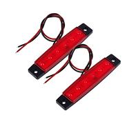 Didiseaon 2pièces Feu Arrière Led Pour Camion Remorque Feux De Gabarit Latéraux Feux De Rouge De Position Clignotants