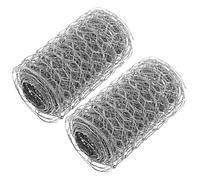 Didiseaon 2pièces Grillage Hexagonal Galvanisé pour Jardin Filet De Sécurité Maille Serrée Clôture Légère pour Poulailler Et Artisanat DIY Maille Adaptable pour Protection Volaille Et Décora