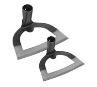 Didiseaon 2pièces Houe Creuse pour Jardin Et Agriculture Outil De Désherbage Et Labour Acier Inoxydable Conçu pour Ameublir La Terre Et Enlever Herbe