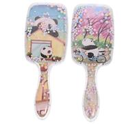 Didiseaon 2pièces Lot De Petites Brosses à Cheveux Brosses à Poils Doux Pour Cheveux Mouillés Et Secs Pour Épais Et Bouclés