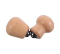 Didiseaon 2pièces Masseur Pour Visage Cou Outil De Modelage Avec Manche Bois Soulageant Tensions Musculaires Pour Usage Quotidien à Domicile Et Voyage