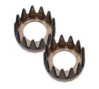 Didiseaon 2pièces Peigne Masseur Pour Cheveux Lot De Brosse Nettoyante Chevelu Exfoliante Peigne Coiffeur Massage Shampoingoutil Grattage Femmes Hommes