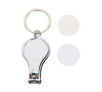 Didiseaon 2pièces Porte-clés Coupe-ongles Diy Métal Avec Transfert Thermique Lot
