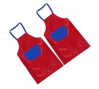 Didiseaon 2pièces Tablier De Peinture Imperméable Pvc Pour Garçon Fille Lot De Tablier De Peinture Artistique Pour Garçon Fille