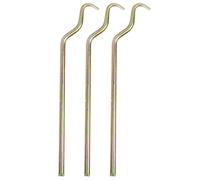 Didiseaon 3 Crochets de Ligature en Acier Inoxydable pour Barres d'Armature, Outil Manuel Portatif pour Fil de Fer à Béton, Accessoire de Tirage Fil pour Chantier de Construction