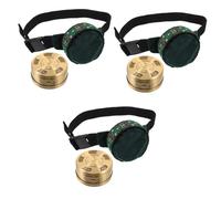 Didiseaon 3 Ensembles Ensemble De De Moxibustion Outils En or Cendriers Support Aérien Pièce Maîtresse Double Support De Luxe Foret Pneumatique Aimants Capuchons Feu Chargeur En Tissu