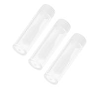Didiseaon 3 ensembles Outil Applicateur Lentilles Souples Silicone avec Ventouse Portable pour Insertion et Retrait Facile des Lentilles de Contact Tube de Rangement Transparent Usage