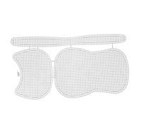 Didiseaon 3 ensembles Plaques Plastique DIY pour Sac à Main Grille de Tissage et Broderie Point Croix Accessoires de Bricolage pour Tricot et Crochet
