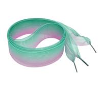 Didiseaon 3 Paires Lacets de Chaussures Arc-en-ciel en Mousseline,6 M | Nylon et Chiffon, Effet Changeant Coloré, Finition Soignée, pour Chaussures, Baskets et Modèles Légers