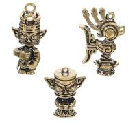 Didiseaon 3 Pièces Accessoire de Porte Rétro pour Charmes Miniatures Inspirés de Culture Élégance Polyvalente