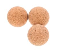 Didiseaon 3 pièces Balles de Foosball Liège Lot de Boules Bois Résistantes pour Football de Table Portable Accessoires de Remplacement Compact et