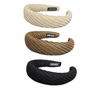 Didiseaon 3 Pièces Bandeau hair charms hair toppers bandes femmes bandanas groupe Chapeaux foulard accessoires de cheveux esthétiques en tissu