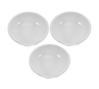 Didiseaon 3 Pièces Bol D’évaporation en Porcelaine Ronde 4 Pouces avec