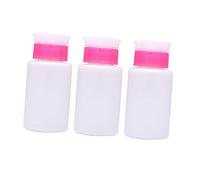 Didiseaon 3 Pièces Bouteille De Dissolvant Verrouillable Distributeur Vide Push Down Barniz De Gel Para Uñas Bouteilles De Dissolvant De Vernis À Ongles Bouteilles De Vernis À Ongles Vides
