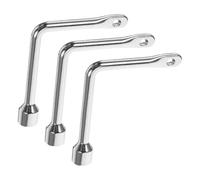 Didiseaon 3 pièces Clé Triangle Multifonction pour Ascenseur Compteur Eau et Vanne Outil de Plomberie et Radiateur Hydratant