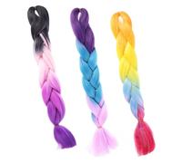 Didiseaon 3 Pièces Dreadlocks Africains Tresses Crochet Pour Cheveux Postiche De Couleur Accessoires Barides Des Extensions De Cheveux Dreadlock Trame Fil Haute Température