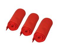 Didiseaon 3 Pièces Housse de Protection Clavier Piano Coton Touches Poussière Souple Rouge Couvre Clavier et Facile à Installer