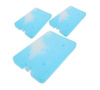 Didiseaon 3 Pièces Ice Packs Réutilisables Bloc de Glace Étanche Capacité pour Glacières Refroidisseur Portable pour Pique Niques Restauration et Camping Plein Air