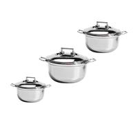 Didiseaon 3 pièces Miniature Stockpot Cuisine Garçon Fille Simulation Marmite Légère Compacte Accessoires Dinette Garçon Fille Portable