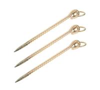 Didiseaon 3 Pièces Piquet de Fixation pour Chien et Bétail Ancre pour Entraînement et Attache Extérieur Compatible Chiens Bovins Ovins et Chevaux Usage Jardin et