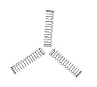 Didiseaon 3 pièces Ressorts Pistons Trompette Accessoires Durables Acier Inoxydable Argenté pour Réparation et Remplacement