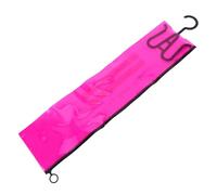 Didiseaon 3 Pièces Sac de Rangement Perruques avec Cintres Rose PVC Étanche Anti-poussière Organiseur Suspendu pour Extensions Cheveux et Perruques Gain de Place pour Voyage et Petit Espace