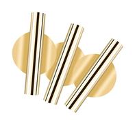 Didiseaon 3 pièces Set de Pots Muraux Suspendus Dorés pour Fleurs Séchées et Plantes Artificielles Support Mural sans Perçage pour Décoration Intérieure Salon et Bureau