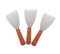 Didiseaon 3 pièces Spatules Inox pour Barbecue Pelle de Cuisine Multifonction avec Manche Raclette pour Gril et Pâtisserie Outil Robuste pour Steak et Grill