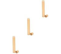 Didiseaon 3 Pièces Support de Brosse à Dents à croquer Distributeur Mini Stylo Titulaires Toothbrush Holder Porte-Brosse à Dents Naturel Support de Rangement pour Brosse à Dents Bambou Khaki