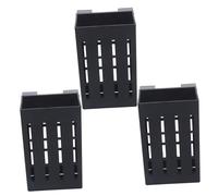 Didiseaon 3 pièces Support de Plantes Aquarium Suspendu Jardinière Aquatique pour Racines Pot de Plantation Hydroponique pour Crevettes et Poissons Noir