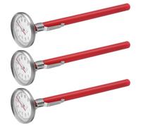 Didiseaon 3 Pièces Thermomètre Mécanique pour Voiture, Facile à Installer, Mesure Stable Température Intérieure, Accessoire Minimaliste pour Climatisation Voiture, pour Fête