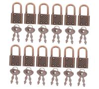 Didiseaon 30 Ensembles Mini Vintage Pirate Locks With Keys Metal Treasure Box Padlocks For Halloween Party Favors DIY Crafts And Role-playing Games