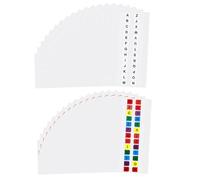 Didiseaon 30 feuilles Onglets Alphabétiques Index Autocollants pour Carnets et Fichiers Marqueurs de Page Adhésifs Colorés pour Bureau École et Organisation Personnelle
