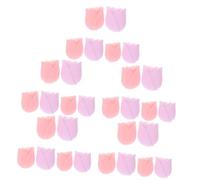 Didiseaon 30 Pcs Pinceau De Maquillage Nettoyeur De Poussière Capuchon De Protection De Brosse Pour Pinceaux De Maquillage Couvercle De Pinceau À Support De Pinceau De