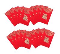Didiseaon 30 pièces Enveloppes Rouges Feng Shui Serpent Année Chinoise Pochette Chanceuse pour An Chinois Festival de Printemps Décorations et