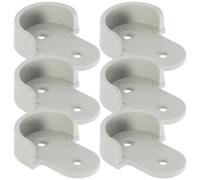 Didiseaon 30 Pièces Support de Tringle à Vêtements pour Tube 25 MM | Montage Mural Rapide, Base pour Placard et Rideau, Organisation de L’espace, Design Simple et Moderne
