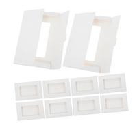 Didiseaon 30 Pièces Window Envelopes Paper Photo Frames Diy Craft Picture Frames Paper Box For Postcards Home Office Storage