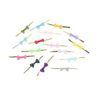 Didiseaon 300 Pièces -Câble Nœuds Sucettes Nœuds pour Sacs À Biscuits Sacs Nœuds Attaches De en Cellophane Attaches Métalliques Sucettes De Bonbons Attaches De