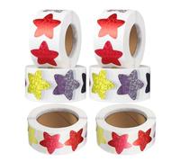 Didiseaon 3000 Autocollants Étoiles Autocollants Auto-Adhésifs Métalliques Brillants Petites Étoiles Scintillantes en Rouleau pour Tableau de Récompenses Scolaires Fournitures de