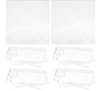 Didiseaon 30pièces Lot de Pochettes Vinyle Adhésives Protection Disques Vinyles Plastique Pochettes Album sans Acide pour Conservation Et Rangement Safe