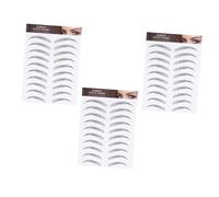 Didiseaon 3feuilles Autocollants Pour Sourcils Faux Cosmétique Imitation Poils Outil Maquillage Sourcils Application Rapide Et Naturelle