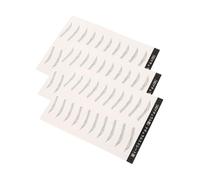 Didiseaon 3feuilles Autocollants pour Sourcils Imperméables Stickers Sourcils Temporaires Faux Repositionnables Application Facile sans Bavure Convient aux Débutantes aux Jeunes Filles